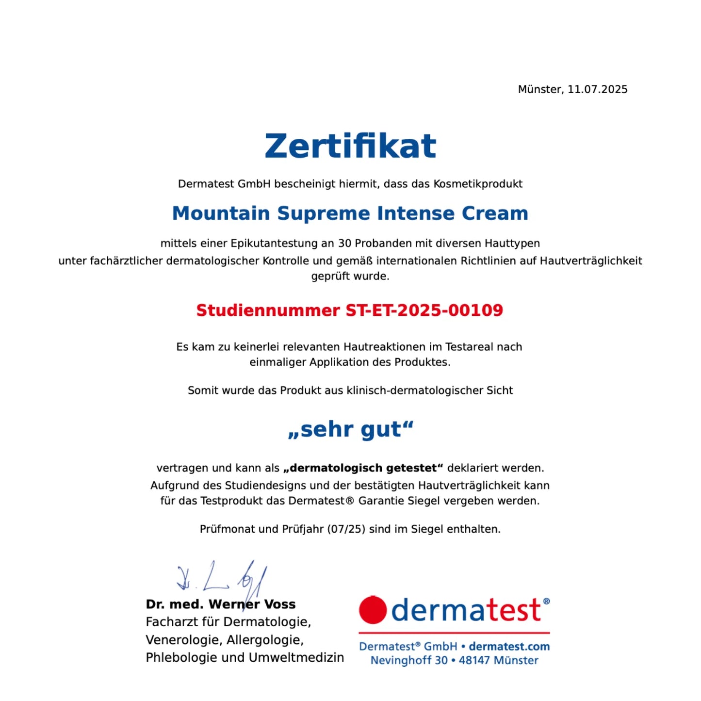 Mountain Supreme Intense Cream