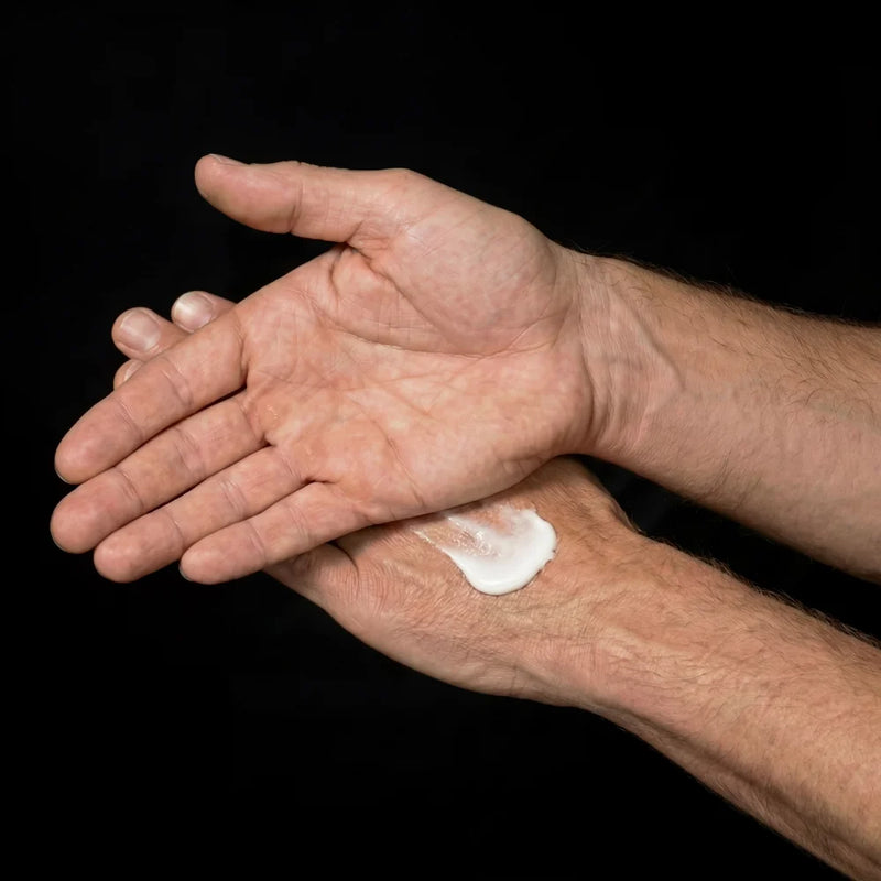 Rub the backs of your hands together.